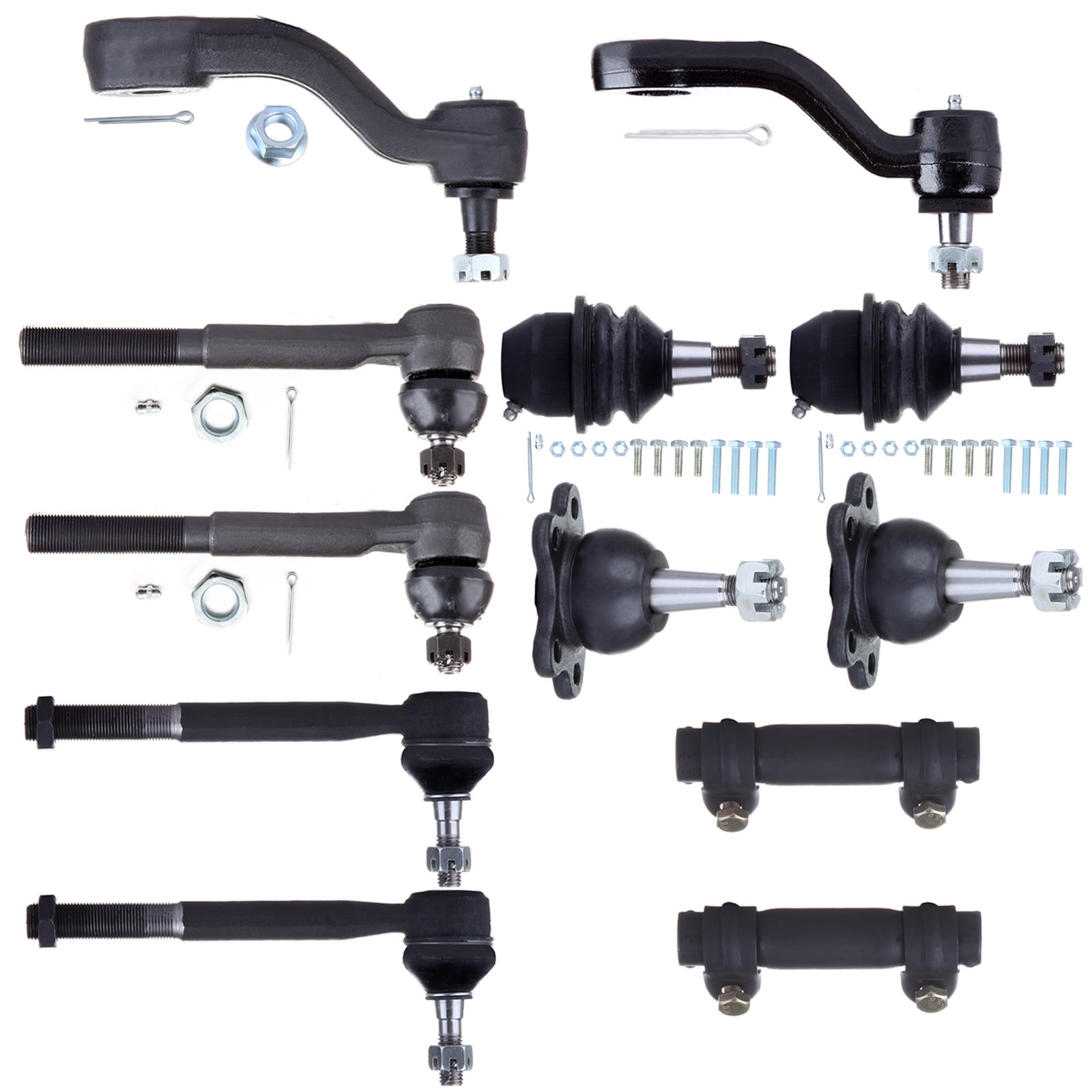 SCITOO Compatible fit for 12Pcs Tie Rod End Adjusting Sleeves Upper