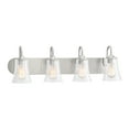 thumbnail image 2 of 50404-FB Craftmade Lighting Gwyneth 4 Light Traditional/Modern & Contemporary Bath Vanity in Traditional Style - 30 inches wide by 9.5 inches high, 2 of 5