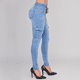 thumbnail image 3 of Jeans Jogger Levanta Pompas Seven Jeans 8820 STCL/Estilo Colombiano/Talla 13, 3 of 7