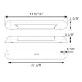 thumbnail image 2 of Optronics Awning Light ILL70CBAWNFS Opti-Brite; LED Awning Strip Light; 11 Inch Length; White; 12 Volt; Without Switch, 2 of 2