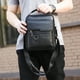thumbnail image 4 of Bolso Hombre Maletín Casual Vintage Messenger Satchel Bolsa para Trabajo Negro, 4 of 5