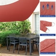 thumbnail image 4 of HOMEYA Sun Shade Sail Rectangle 12' x 12' Outdoor Garden Patio Party Sunscreen Awing Triangle Canopy 98% UV Block with Free Rope, 4 of 6