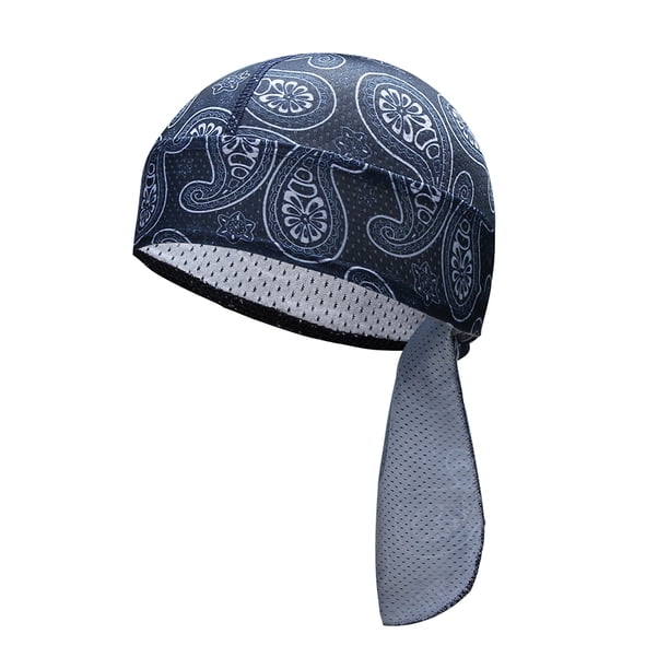 Yuarrent Gorras Sombreros Pañuelo Bandana Pasamontañas rápido Transpirable Envoltura para la cabeza Casco Capucha interior Equipo al aire libre Ciclismo floral Yuarrent OD020520-03B