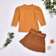 thumbnail image 4 of Vestido Para Niñas, Ropa Para Bebés, Camiseta Con Mangas Abullonadas Para Recién Nacidos, Falda Corta De Una Pieza, Traje De Dos Piezas Odeerbi LM103-4871, 4 of 9