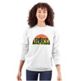 thumbnail image 3 of Hike with Bigfoot Retro Hiking Legend Unisex Plus Fleece Graphic Sweatshirt Brisco Brands 2X, 3 of 5