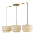 thumbnail image 6 of Livex Lighting - Bellingham - 3 Light Large Linear Chandelier In Mid-Century, 6 of 15