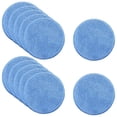 thumbnail image 3 of Microfiber Wax Applicator 12pcs Car Cleaning Polish Wax Foam Sponge Polishing Sponge, Blue, 3 of 5