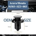 thumbnail image 6 of LTS EMIRA 150 Pcs POM Fastener Rivets Compatible with Honda Acura Accord Civic Fits Bumper and Fender Body Retainer Clips with Fastener Remover - 91503-SZ3-003, 6 of 7