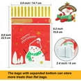 thumbnail image 7 of HRX Package Candy Bags 50pcs Christmas Goodie Bags, Drawstring Candy Bags Treat Bags for Food Cookies Gift Giving (5.8x9x2.4 inch), 7 of 7