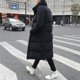 thumbnail image 4 of Mens Long Down Jacket Coat Luxury Winter Solid Black Parkas Men Plus Size 4xl Thick Warm Slim Fit Male Overcoat, 4 of 5