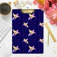 thumbnail image 4 of FMSHPON Galaxy UnicornStars Clipboard Hardboard Wood Nursing Clip Board and Pull for Standard A4 Letter 13x9 inches, 4 of 5
