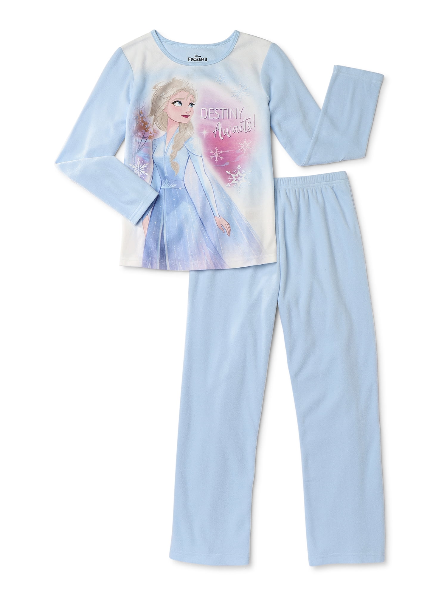 Frozen 2 Frozen 2 Girls’ Flannel Pajamas, 2Piece Set
