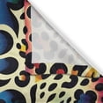 thumbnail image 2 of Ambesonne Leopard Print Kitchen Curtains, in Rainbow Colors, 55"x45", Yellow and Multicolor, 2 of 3