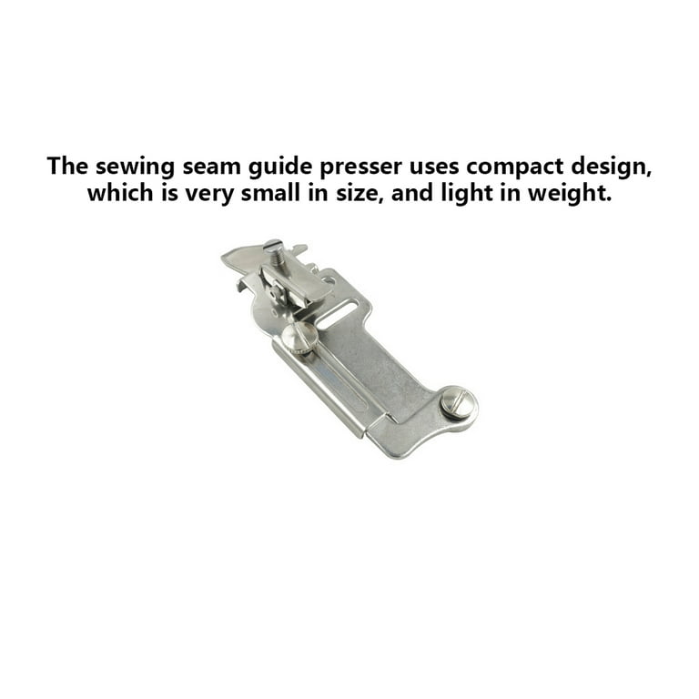 Linyer Sewing Machine Seam Guide Presser Stainless Steel Universal