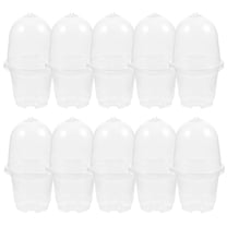 OUNONA Pot with Drainage Outdoor Garden Nursery Pots 15.50X9.20X9.20CM