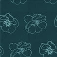 thumbnail image 1 of Ahgly Company Machine Washable Indoor Square Transitional Teal Green Area Rugs, 4' Square, 1 of 7