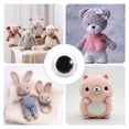 thumbnail image 4 of Uxcell 30mm Safety Eyes, 26Pcs Realistic Doll Crocheting Safety Eyes Black, 4 of 6