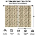 thumbnail image 2 of Blackout Kids Curtains,Beige Bigfoot and Forest Pattern Childrens Insulated Curtains Set Of 2,Bedroom Essentials,Toddler Room Decor 52x84in(132x213cm), 2 of 5