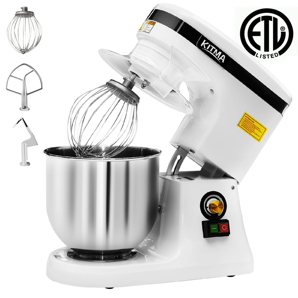 KITMA Commercial Food Mixer, Heavy Duty Dough Mixer with Stainless