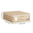 thumbnail image 3 of SDNall Stackable Storage Drawers, Bed Sheet Set, Bed Sheet Set, Non-Woven Fabric Bed Sheet Set Four Piece Storage Box with Lid Storage Supplies Storage Box Drawer Storage Box, Foldable Storage Box, 3 of 4