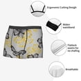 thumbnail image 5 of Kdxio Men's Boxer Briefs with Golden Glitter Butterflies Print - Comfortable and Breathable Underwear for Everyday Wear, 5 of 7