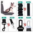 thumbnail image 6 of Retractable Dog Seat Belt, 2 Packs Adjustable Pet Safety Seatbelt Heavy Duty for Dogs, Reflective Nylon Car Seat Belts Elastic & Enduring for Dogs Travel, 6 of 6