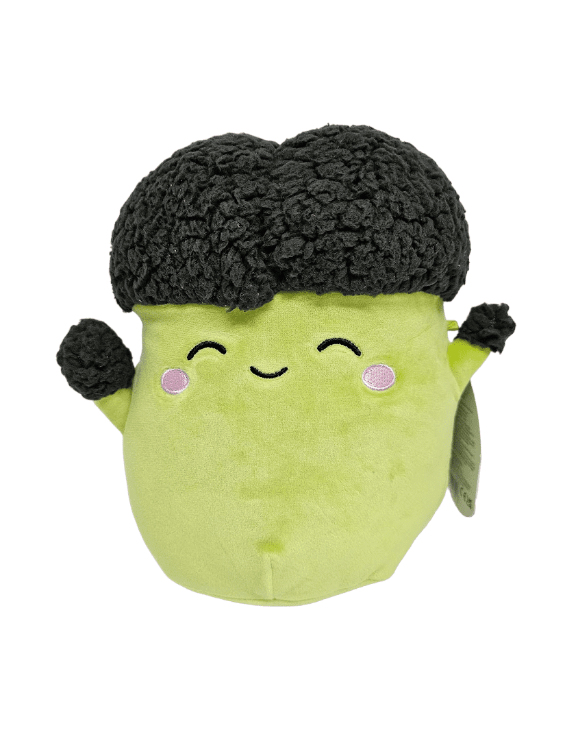 Squishmallows Official Kellytoys Plush 5 Inch Nash the Green Broccoli Vegetable Food Squad