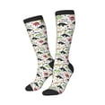 thumbnail image 2 of Fotbe Dinosaur print Women's Men's Novelty Crew Socks Cotton Socks Knee High Socks for Walking,Running,Nurses,Pregnancy, 2 of 9