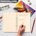 thumbnail image 4 of A5 Spiral Notebook 60 Sheets Diary Removable & Adjustable Wire Binding Journey Note 80g Paper Colorful Butterfly Flying 1PCS, 4 of 7