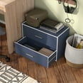 thumbnail image 5 of Furniture of America Brooks Stackable 2-Drawer Wood Steel Blue Cabinet, 5 of 10