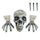 thumbnail image 2 of 3 estacas de esqueleto realistas para decoración de jardín, escenas de miedo, estacas para césped Cráneo, 2 of 9