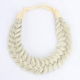 thumbnail image 3 of DIGUAN Messy Wide 2 Strands Synthetic Hair Braided Headband Classic Chunky Plaited Braids Elastic Stretch Hairpiece Women Girl Beauty Boho accessory, 62g/2.1 oz (Light Ash Blonde), 3 of 4