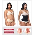 thumbnail image 4 of MANIFIQUE Women's Shapewear Seamless Cool Comfort Firm Shaping Waist Trainer, Step-in Waist Shaper, S-3XL, 4 of 6