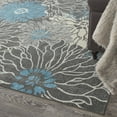 thumbnail image 6 of Nourison Passion Floral Charcoal/Blue 6'7" x 9'6" Area Rug, (7x10), 6 of 8