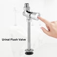 thumbnail image 2 of LAFGUR Toilet Urinal Flush Valve Button Type Manual Delay Automatic Shutoff, Bathroom Urinal Valve, Urinal Valve, 2 of 8