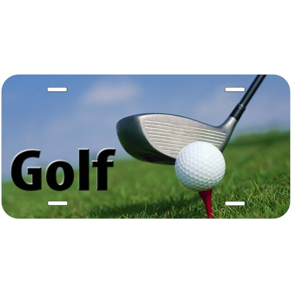 Golf TAG01 Novelty Car Auto License Plate