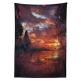 thumbnail image 3 of Ambesonne Scenery Tablecloth Rectangular Table Cover, Savannah Wild Forest Image, 60"x84", Multicolor, 3 of 4