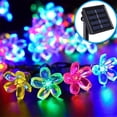 thumbnail image 2 of Luces Solares Impermeable Para Exteriores, Guirnalda De Luces De Flores, 8 Modos, Luces Colgantes Para Jardín, Terraza, Patio Yuarrent HA039808-01, 2 of 6