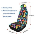 thumbnail image 4 of Sikiie Colorful Air Balloons1 Car Seat Protector 2 Pack Car Seat Cushion Mat, Car Seat Covers for SUV, Truck, Van, 4 of 7