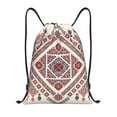 thumbnail image 1 of Fotbe Fashion Tatreez2 Bolsa Mochila con Cordón Estampada, Bolsa de Gimnasio Deportiva, Bolsa Cinch, Bolsa con Cordón para Hombres y Mujeres-Small, 1 of 6
