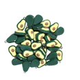 thumbnail image 3 of 10 Piezas de Colgantes Macarena para Hacer Joyas Artesanal Estilo C 23,5x14 mm Multi, 3 of 8