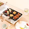 thumbnail image 3 of Grill Pans, Maifan Stone Coating Aluminum Non Stick Multifunctional 4 Section Breakfast Pan, 3 of 8