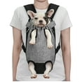 thumbnail image 3 of PetAmi Dog Carrier Backpack, Adjustable Pet Cat Front Carrier Backpack, Ventilated Dog Chest Carrier for Hiking Camping Travel, Sling Bag for Small Medium Dog Cat Puppies, Large, 12-16 lbs, Grey, 3 of 8