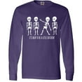 thumbnail image 3 of Inktastic It's Okay to be a Little Different Skeletons Long Sleeve T-Shirt, 3 of 5
