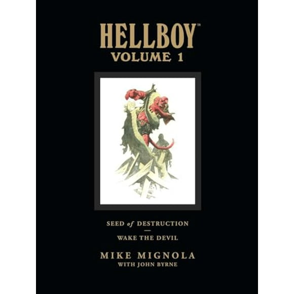 Pre-Owned: Hellboy Library Edition, Volume 1: Seed of Destruction and Wake the Devil (Hardcover, 9781593079109, 1593079109)