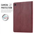 thumbnail image 5 of Dteck Case for Samsung Galaxy Tab A7 10.4" SM-T500 T505 (2020 Released) 10.4-inch,Luxury PU Leather Card Holder Folio Flip Case Kickstand Shockproof Protective Cover,Winered, 5 of 6