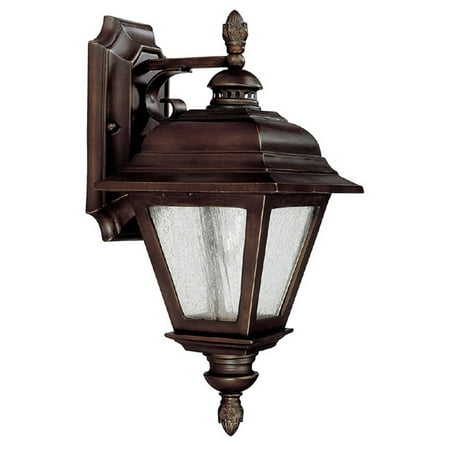 Brookwood Collection - Capital Lighting Brookwood Burnished Bronze 1 Light Outdoor Wall Fixture