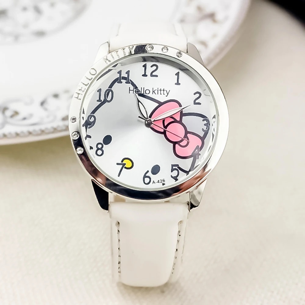 Hello Kitty Quartz Watch Women Casual Waterproof Sanrio