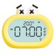 thumbnail image 1 of Lindo reloj despertador digital, calendario, función de repetición, LED, temperatura, regalo con Amarillo, 1 of 3