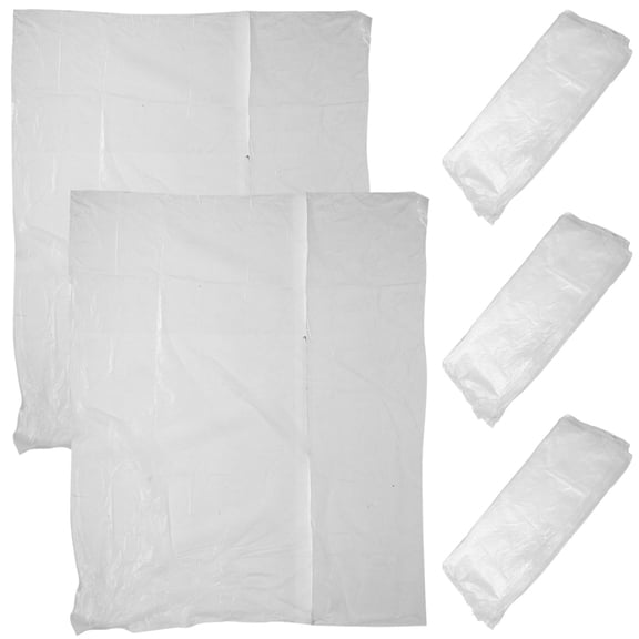 Minkissy 5-Pack Transparent Plastic Car Seat Covers Heavy Duty Protector Automotive Accessories